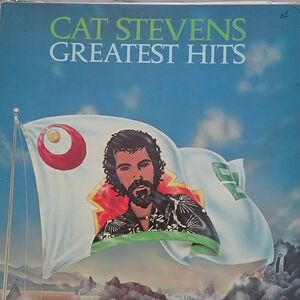 Vintage 1975 Cat Stevens Greatest Hits Vinyl Album With Collectible Poster